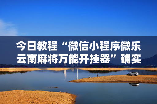 今日教程“微信小程序微乐云南麻将万能开挂器”确实真的有挂