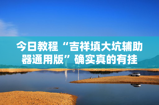 今日教程“吉祥填大坑辅助器通用版”确实真的有挂