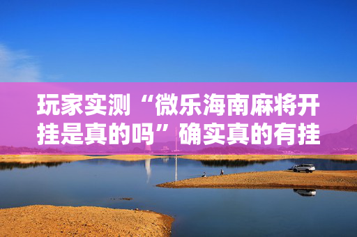 玩家实测“微乐海南麻将开挂是真的吗”确实真的有挂