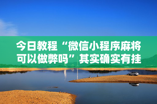 今日教程“微信小程序麻将可以做弊吗”其实确实有挂