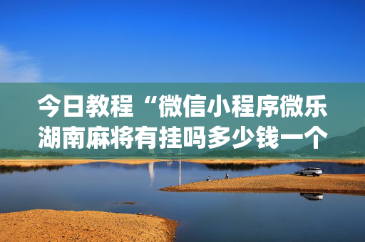 今日教程“微信小程序微乐湖南麻将有挂吗多少钱一个”(原来真的有挂)-知乎