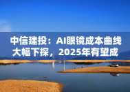 中信建投：AI眼镜成本曲线大幅下探，2025年有望成为其爆发元年