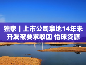 独家丨上市公司拿地14年未开发被要求收回 怡球资源“硬刚”太仓资规局背后究竟发生了什么？