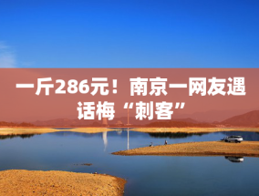 一斤286元！南京一网友遇话梅“刺客”