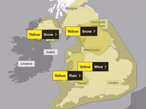 英国降雪：根据最新预报，整个英国将受到为期两周的大型北极风暴的袭击