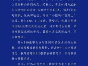 网友称救助他人时“三次拨打120不通、两次拨打110求助”？重庆警方通报