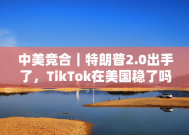 中美竞合｜特朗普2.0出手了，TikTok在美国稳了吗