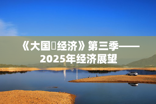 《大国・经济》第三季——2025年经济展望