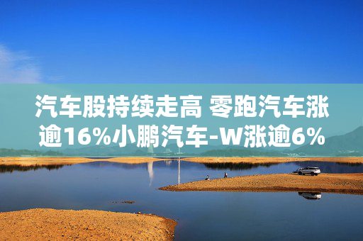 汽车股持续走高 零跑汽车涨逾16%小鹏汽车-W涨逾6%