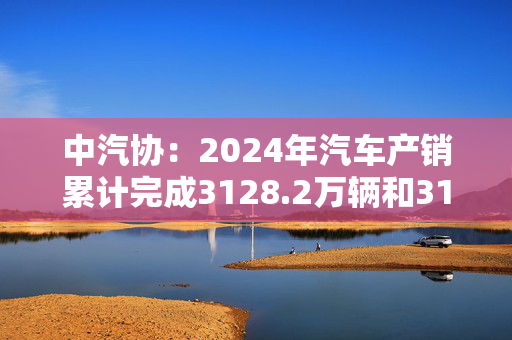 中汽协：2024年汽车产销累计完成3128.2万辆和3143.6万辆，同比分别增长3.7%和4.5%